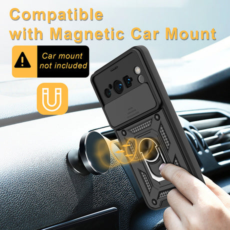 Husa de protectie Techsuit CamShield Series compatibil cu Google Pixel 8 Pro, Negru