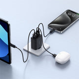 Incarcator Baseus (P10111402113-00), GaN, 2x USB, Type-C, Fast Charging, 30W, Cluster Black