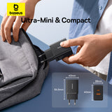 Incarcator Baseus (P10111404113-00), USB, Type-C, Fast Charge 30W, Cluster Black