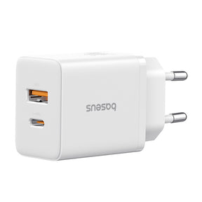 Incarcator Baseus (P10111404213-00), USB, Type-C, Fast Charge 30W, Moon White