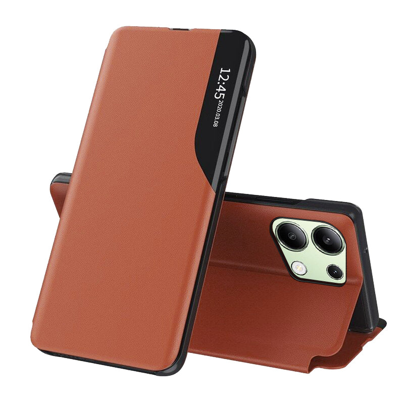 Husa de protectie Techsuit eFold Series compatibil cu Xiaomi Redmi Note 13 4G, Portocaliu