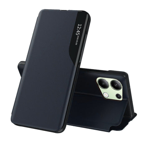 Husa de protectie Techsuit eFold Series compatibil cu Xiaomi Redmi Note 13 4G, Albastru Inchis
