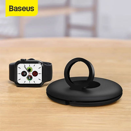 Incarcator Baseus Holder BS-W511R (ACSLH-01), for Apple Watch Charger, Negru