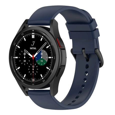 Curea smartwatch Techsuit Watchband 22mm (W001) compatibil cu Huawei Watch GT 2 (46mm)/GT 2 Pro/GT 3 Pro (46mm)/Ultimate, Xiaomi Watch S1, Albastru Inchis