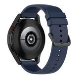 Curea smartwatch Techsuit Watchband 20mm (W001) compatibil cu Samsung Galaxy Watch 4/5/Active 2, Huawei Watch GT 3 (42mm)/GT 3 Pro (43mm), Albastru Inchis