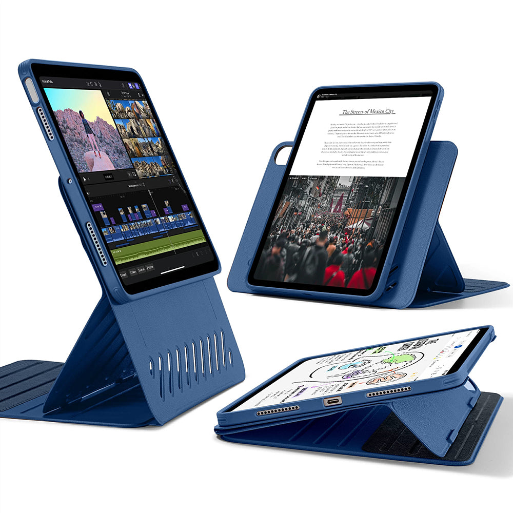 Husa de protectie tableta ESR Shift Magnetic compatibil cu iPad Air 13 (2024) / Air 13 (2025) / Air 13 (2026), Albastru