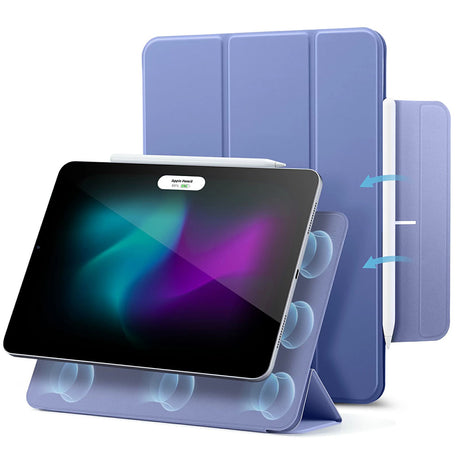 Husa de protectie tableta ESR Rebound Magnetic compatibil cu iPad Pro 11 (2024) / iPad Pro 11 (2025), Lavanda