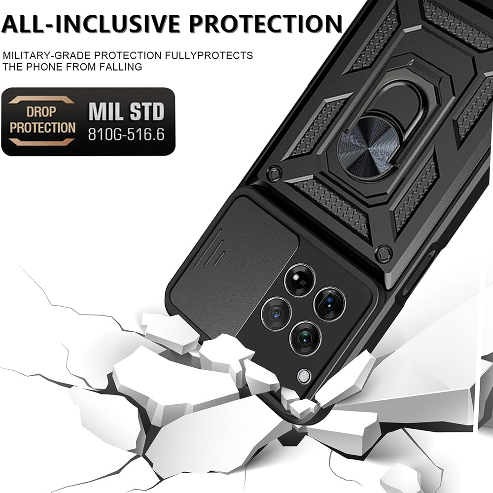 Husa de protectie Techsuit CamShield Series compatibil cu OnePlus 12R, Negru