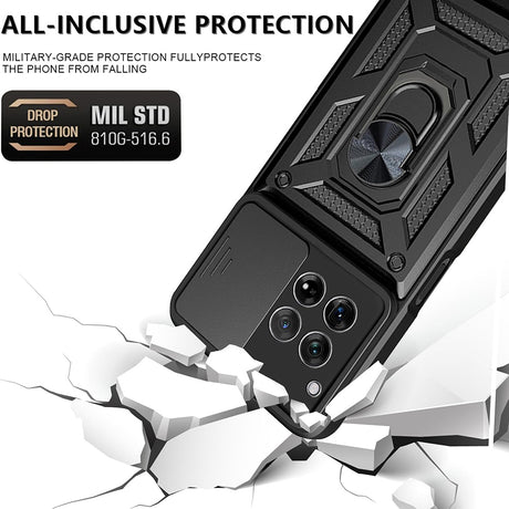 Husa de protectie Techsuit CamShield Series compatibil cu OnePlus 12R, Negru