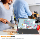 Husa de protectie tableta Techsuit FoldPro compatibil cu Xiaomi Pad 6S Pro 12.4, Unicorn