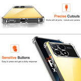 Husa de protectie Techsuit Shockproof Clear Silicone compatibil cu Xiaomi Poco X6 Pro, Transparent