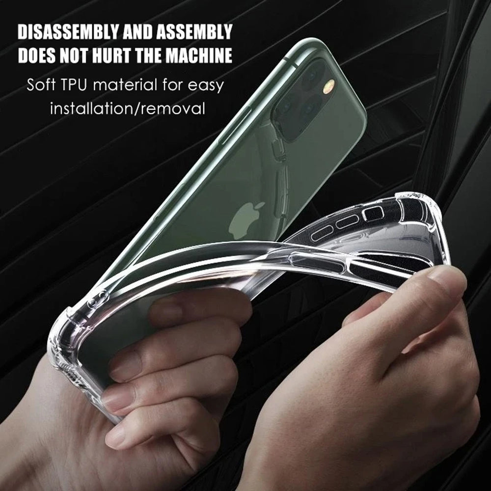 Husa de protectie Techsuit Shockproof Clear Silicone compatibil cu Oppo Reno5 Lite / Oppo A94 4G, Transparent