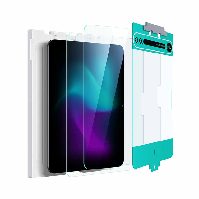 Husa de protectie tableta ESR Tempered Glass 9H (set de 2) compatibil cu iPad Pro 11 (2024) / iPad Pro 11 (2025), Transparent