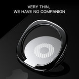 Suport Baseus Privity Ring Bracket (SUMQ-01), for Phone, Zinc Alloy, Negru