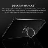 Suport Baseus Privity Ring Bracket (SUMQ-01), for Phone, Zinc Alloy, Negru
