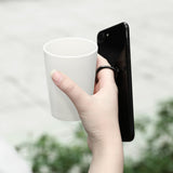 Suport Baseus Privity Ring Bracket (SUMQ-01), for Phone, Zinc Alloy, Negru