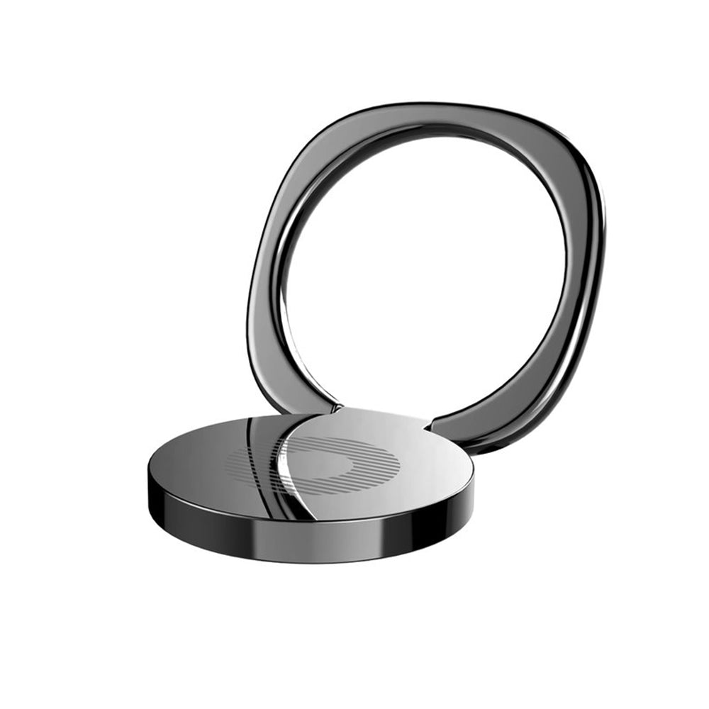 Suport Baseus Privity Ring Bracket (SUMQ-01), for Phone, Zinc Alloy, Negru