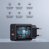 Incarcator Baseus (P10111403113-00), USB, Type-C, Fast Charge 20W, Cluster Black