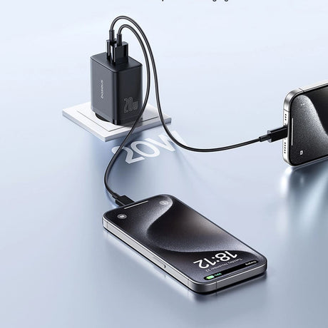 Incarcator Baseus (P10111403113-00), USB, Type-C, Fast Charge 20W, Cluster Black