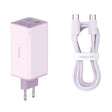 Incarcator Baseus GaN6 Pro (P10162705532-00), Type-C Cable Included, 2x USB, 2x Type-C, 100W, 100W, 20V, 5A, 1m, Mov