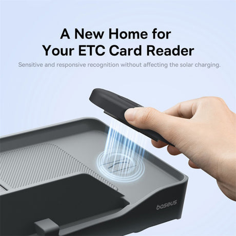 Gadget Baseus Car Organizer T-Space (C20251301811-00), ETC Card Reader, Phone Holder, Gri