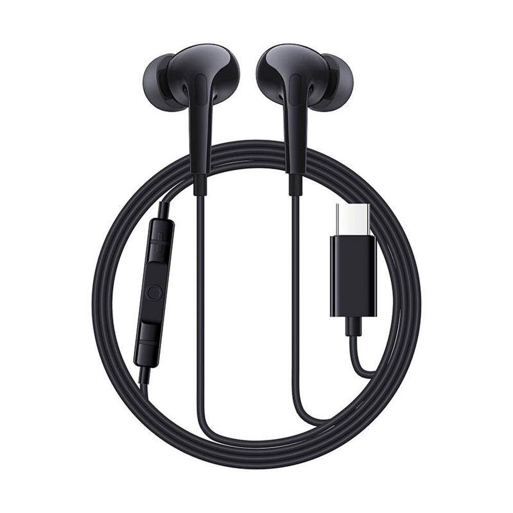 Casti Baseus Wired Earphones Encok CZ18 (A00170100113-Z1), Type-C, 20Hz-20kHz, Cluster Black