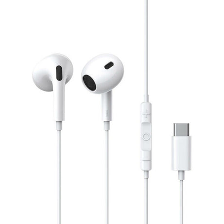 Casti Baseus Wired Earphones Encok CZ17 (A00170000213-Z1), Type-C, half-in-ear, 1.1m, 20Hz-20kHz, Moon White