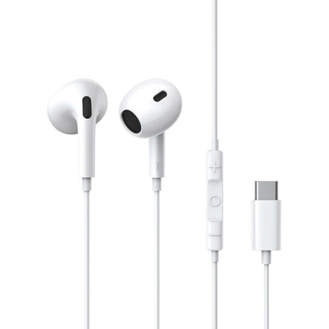 Casti Baseus Wired Earphones Encok CZ17 (A00170000213-Z1), Type-C, half-in-ear, 1.1m, 20Hz-20kHz, Moon White