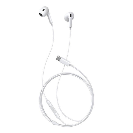 Casti Baseus Wired Earphones Encok CZ17 (A00170000213-Z1), Type-C, half-in-ear, 1.1m, 20Hz-20kHz, Moon White
