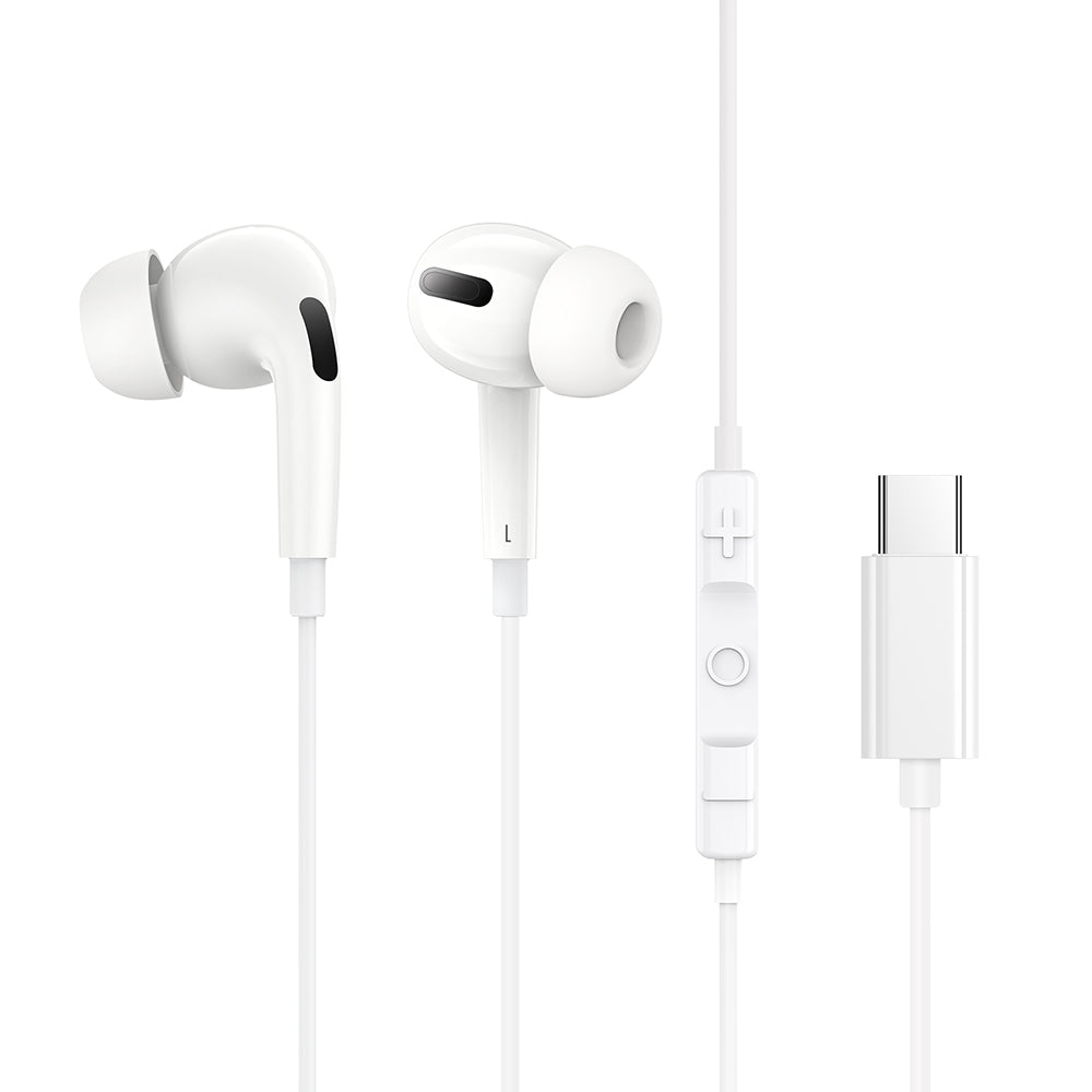 Casti Baseus Wired Earphones Encok C18 (NGCR030102), Type-C, In-Ear, Alb