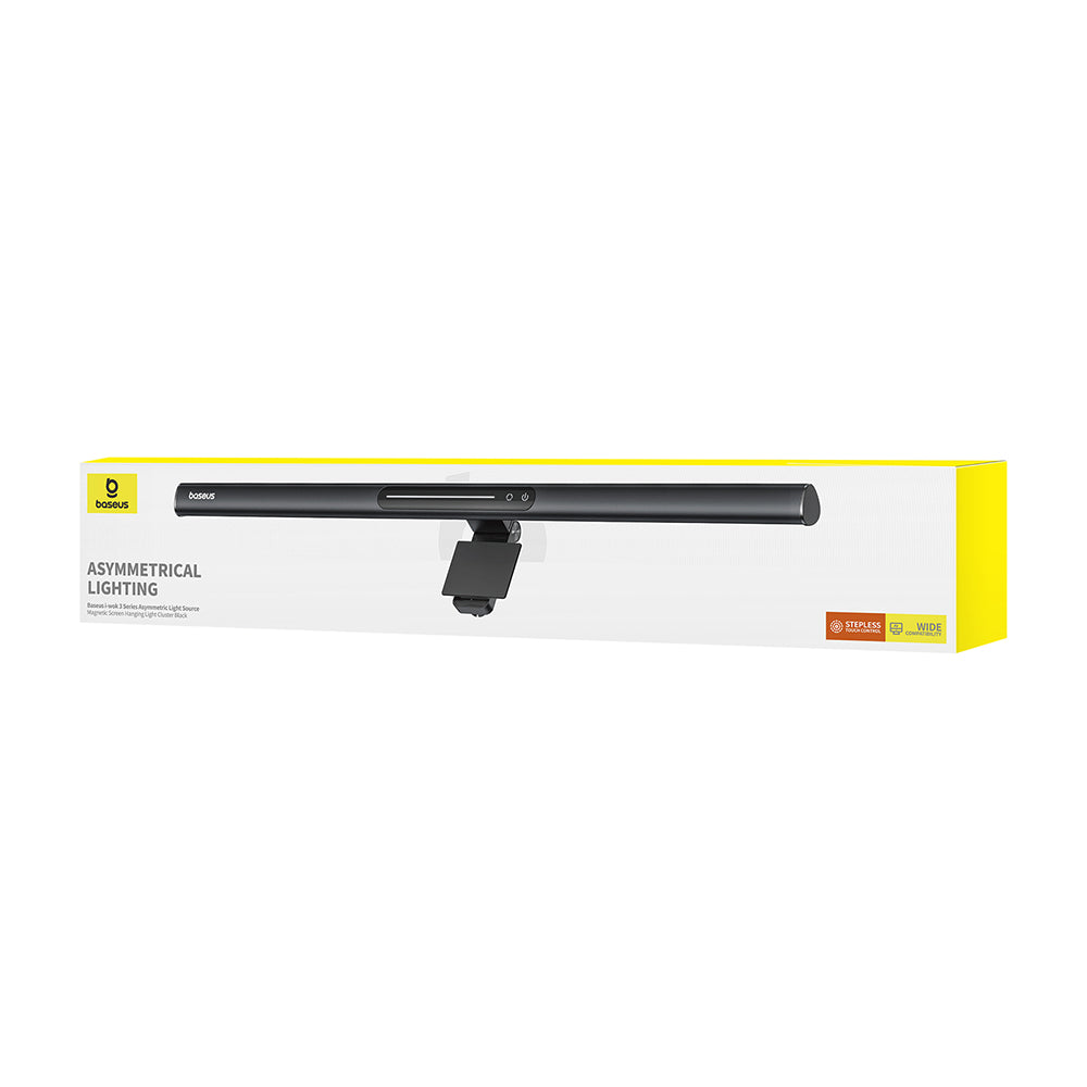 Gadget Baseus Monitor Light Bar i-wok 3 Series (L10068500111-00), Magnetic Screen Hanging, Negru