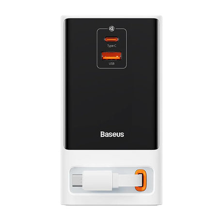Gadget Baseus Extension Cord PowerCombo (PSLR000602), USB, 2xType-C, Shuko, 65W, Alb