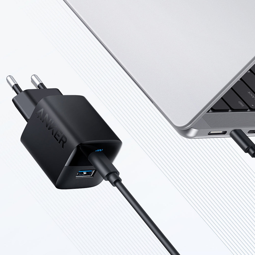 Incarcator Anker 323 (A2331G11), Type-C, USB, Fast Charging, 33W, Negru
