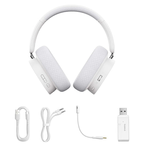 Casti Baseus Wireless AeQur GH02 (A00050800113-Z1), for Gaming, Bluetooth V5.3, Cluster Black
