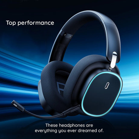 Casti Baseus Wireless AeQur GH02 (A00050800113-Z1), for Gaming, Bluetooth V5.3, Cluster Black