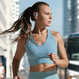 Casti Anker SoundCore AeroFit Pro (A3871G61), for Sport, Bluetooth, Waterproof, Albastru