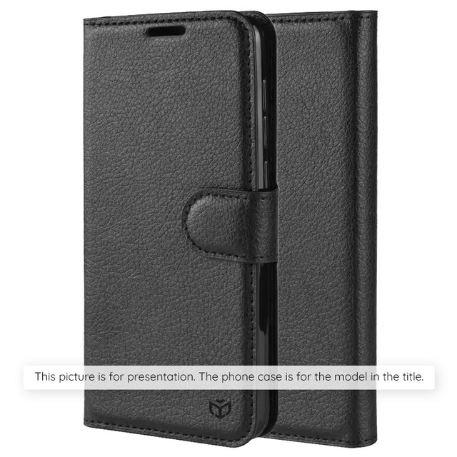 Husa de protectie Techsuit Leather Folio compatibil cu Samsung Galaxy S26 Plus, Negru