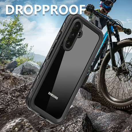 Husa de protectie ShellBox Waterproof IP68 compatibil cu Samsung Galaxy A54, Negru
