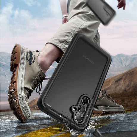 Husa de protectie ShellBox Waterproof IP68 compatibil cu Samsung Galaxy A35 5G, Negru