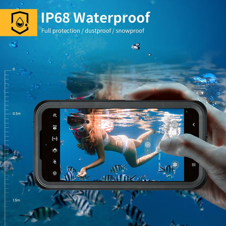 Husa de protectie ShellBox Waterproof IP68 compatibil cu Samsung Galaxy A35 5G, Negru
