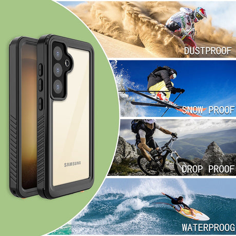 Husa de protectie ShellBox compatibil cu Samsung Galaxy S24 Plus, Negru
