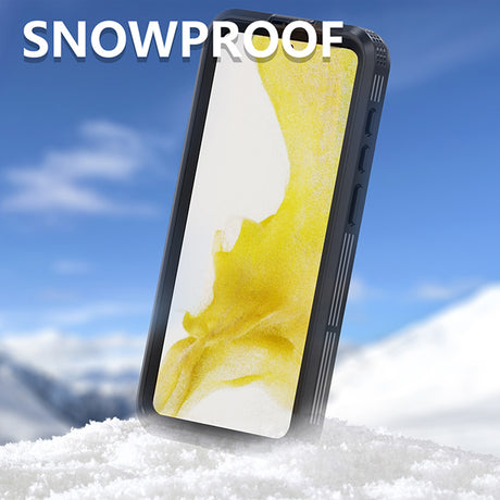 Husa de protectie ShellBox Waterproof IP68 compatibil cu Samsung Galaxy S23 Plus, Negru