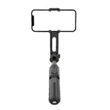 Suport Techsuit Mini Selfie Stick (L18Mini), Stable Gimbal/Tripod with Bluetooth Remote Control, 360 Rotation, 70cm, Negru