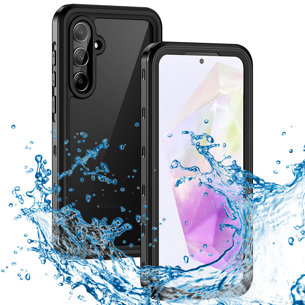 Husa de protectie ShellBox Waterproof IP68 compatibil cu Samsung Galaxy A35 5G, Negru