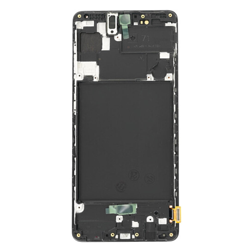 Componenta OEM Display Touchscreen with Frame (19908), Samsung Galaxy A71 4G (SM-A715), Negru