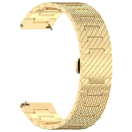Curea smartwatch Techsuit Watchband 22mm (W052) compatibil cu Huawei Watch GT 2 (46mm)/GT 2 Pro/GT 3 Pro (46mm)/Ultimate, Xiaomi Watch S1, Auriu