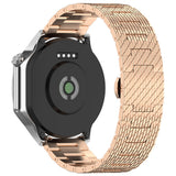 Curea smartwatch Techsuit Watchband 22mm (W052) compatibil cu Huawei Watch GT 2 (46mm)/GT 2 Pro/GT 3 Pro (46mm)/Ultimate, Xiaomi Watch S1, Rose Gold