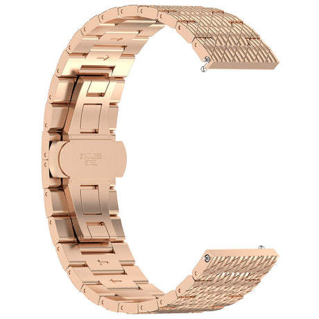 Curea smartwatch Techsuit Watchband 22mm (W052) compatibil cu Huawei Watch GT 2 (46mm)/GT 2 Pro/GT 3 Pro (46mm)/Ultimate, Xiaomi Watch S1, Rose Gold