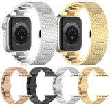 Curea smartwatch Techsuit Watchband 32mm (W052) compatibil cu Apple Watch 1/2/3/4/5/6/7/8/9/10/11/SE/SE 2/SE 3 (38/40/41/42mm), Negru