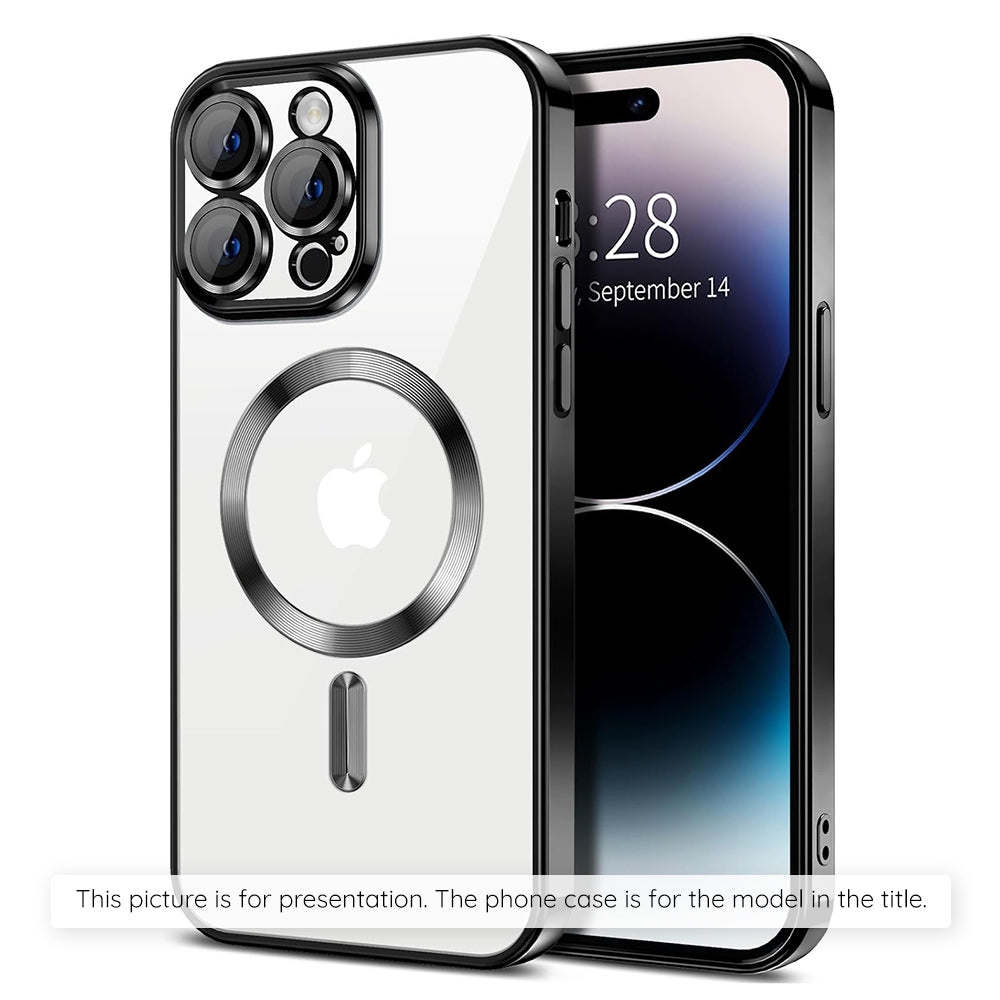 Husa de protectie Techsuit Luxury Crystal MagSafe compatibil cu Xiaomi 17T Pro, Negru